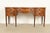 Baker Furniture Style Georgian Flame Mahogany Serpentine Front Sideboard Credenza For Sale - Image 13 of 13