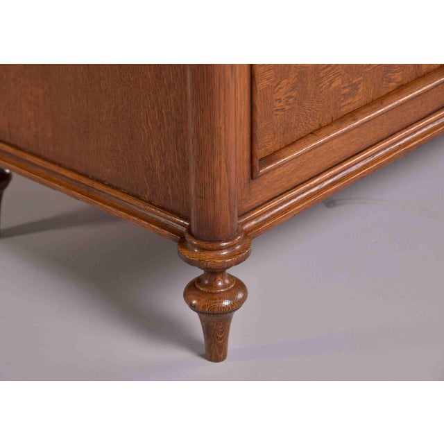 French Art Deco Cabinet With Parquetry Veneer, Attributed to Jules Leleu For Sale - Image 12 of 13