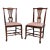 Brown English Country Chippendale Side Chairs - A Pair For Sale - Image 8 of 8