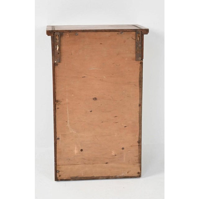 Antique Wall Mounted German Glass Curio / Medicine Cabinet, C. 1800’s For Sale In New York - Image 6 of 6