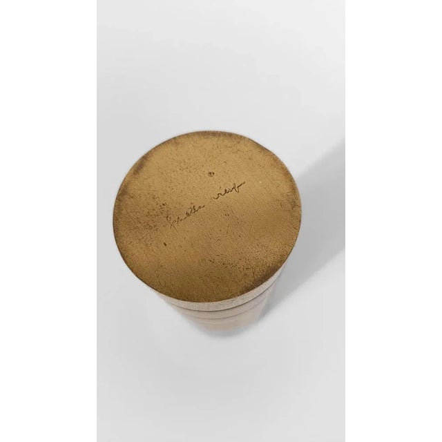 Brass Tube Box by Gabriella Crespi, 1970s For Sale - Image 6 of 14