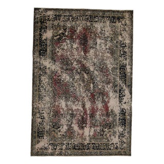 Vintage Middle Eastern Hand-Knotted Rug For Sale