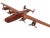 Vintage Hand Carved Solid Mahogany Aviation Theme Abstract Floor Sculpture - Signed & Dated 1996 For Sale - Image 9 of 13