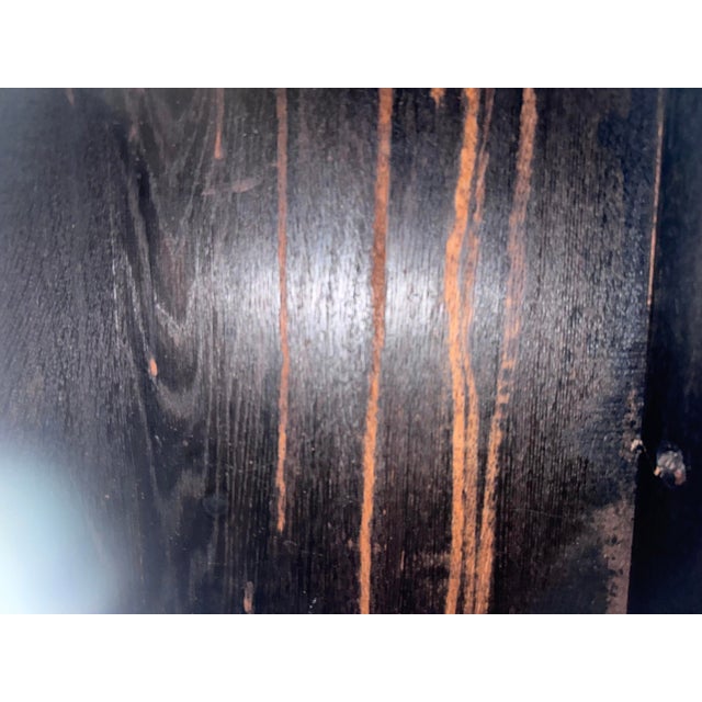 Wood Vintage English Oak Barley Twist Oval Dining / Library Table For Sale - Image 7 of 8