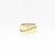 Metal Vintage Mid-Century Modernist Paul Lobel Mixed Metal Gold/Silver Cigar Band Ring For Sale - Image 7 of 10
