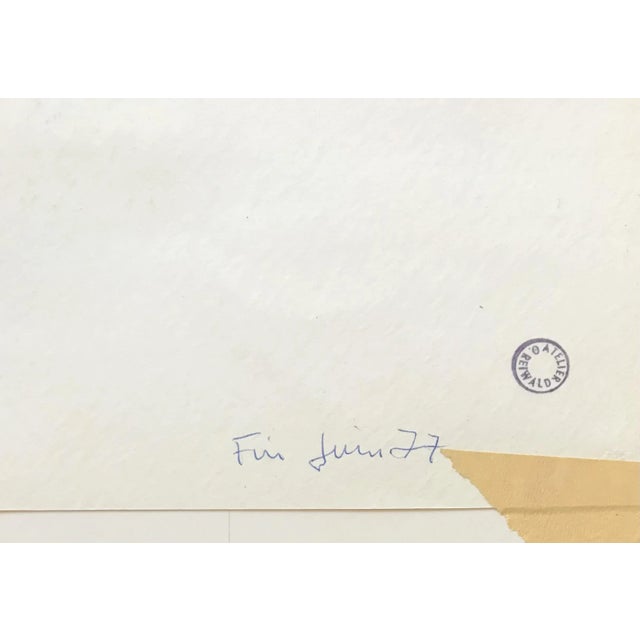 Olga Reiwald, Colère assassine, 1977, Gouache on Paper For Sale - Image 3 of 7