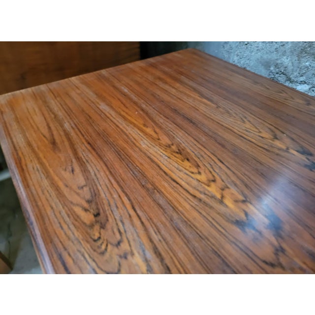 Rosewood Danish Modern Credenza Tambour Doors For Sale - Image 17 of 18