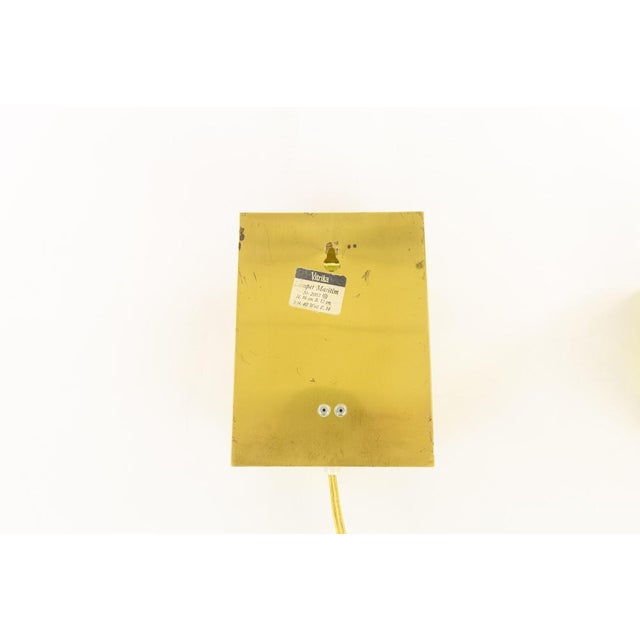 1970s Greenish Coloured Maritim Glass Wall Lamps by Vitrika, 1970s, Set of 2 For Sale - Image 5 of 7