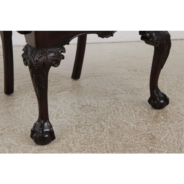 Wood Set of 6 Stickley Mahogany Chippendale Dining Chairs For Sale - Image 7 of 18