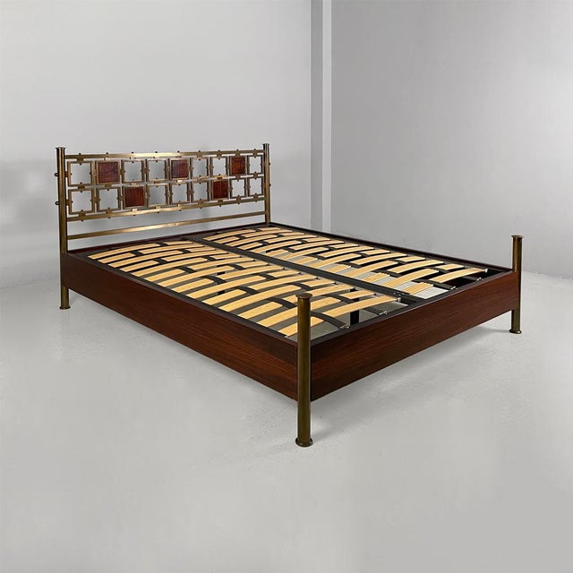Mid-Century Modern Italian Bed by Osvaldo Borsani, 1950s For Sale - Image 18 of 18