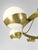 Mid-Century Brass & Opaline Murano Chandelier, 1960s For Sale - Image 4 of 5