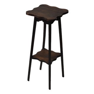 Vintage Undulating Edge Tiered Side Table, Circa 1940s For Sale