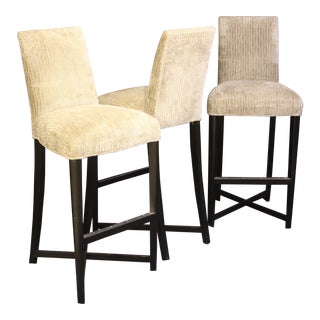 Modern Donghia Studio X Bar Stools- Set of 3 For Sale