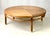 Wood Mid-Century Modern "Medallion Limited" Four-Pie Wood Coffee Table With Brass Ferrules For Sale - Image 7 of 13