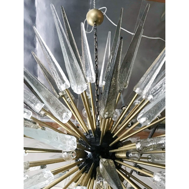 Black 21st Century Puntali Sputnik Chandelier by Fabio LTD For Sale - Image 8 of 9