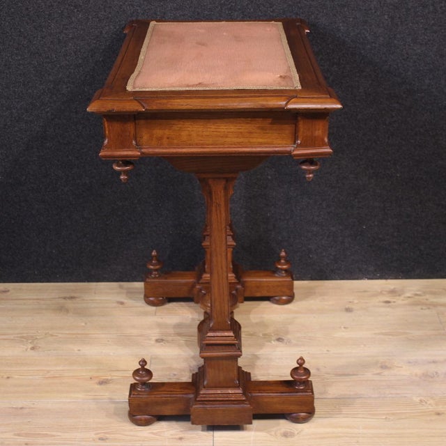 19th Century Italian Writing Table, 1880s For Sale - Image 4 of 13