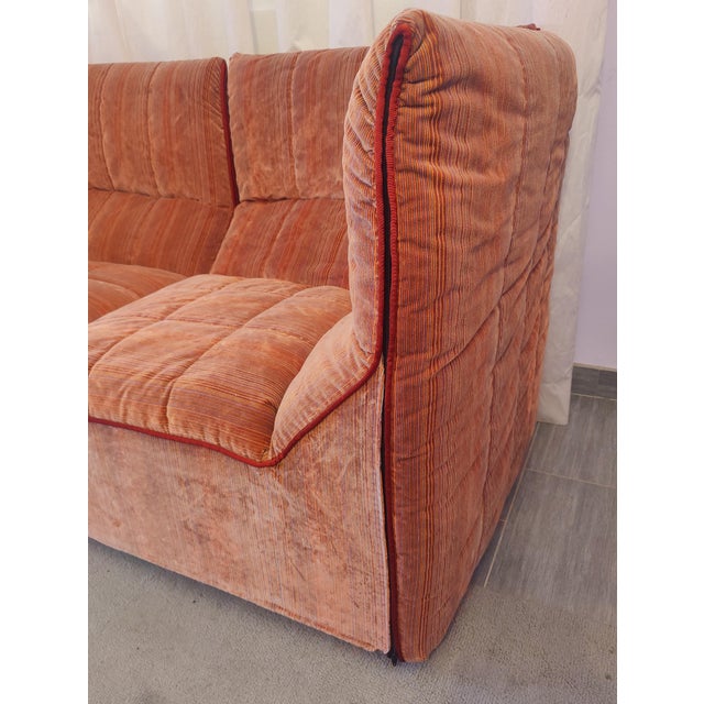 1970s Baia Mode Modular Sofa with Modules by Antonio Citterio and Paolo Nava for B&B, Italy, 1970s For Sale - Image 5 of 18