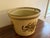 Antique French Neoclassical Yellow Tole Cachepot With Lion-Head Handles For Sale In South Bend - Image 6 of 12
