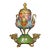 Cloisonné Enamel Turtle & Crane Incense Burner For Sale