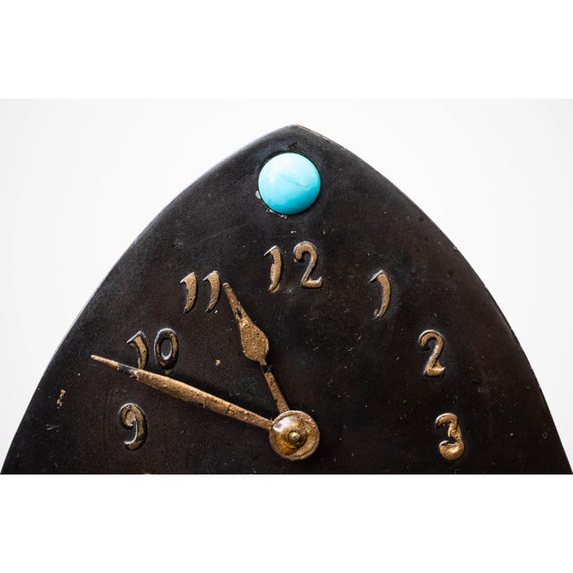 Antique Art Nouveau Mantel Clock by Carl Werner, 1890s For Sale - Image 13 of 18