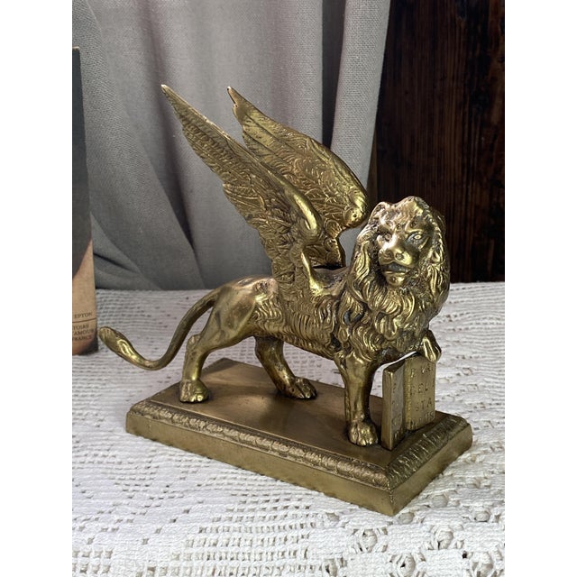 Bronze Lion of Saint Mark, 1920s For Sale - Image 13 of 13