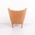 AP19 Papa Bear Chair in Cognac-Coloured Nubuck Leather by Hans J. Wegner for AP Stol, 1960 For Sale - Image 4 of 11