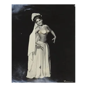 1950s Beautiful Burlesque Dancer Romaine Photograph