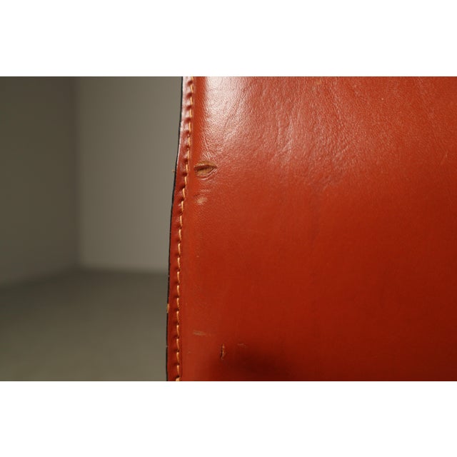 Vintage Cab 412 Dining Chairs by Mario Bellini for Cassina, 1970s, Set of 4 For Sale - Image 15 of 16