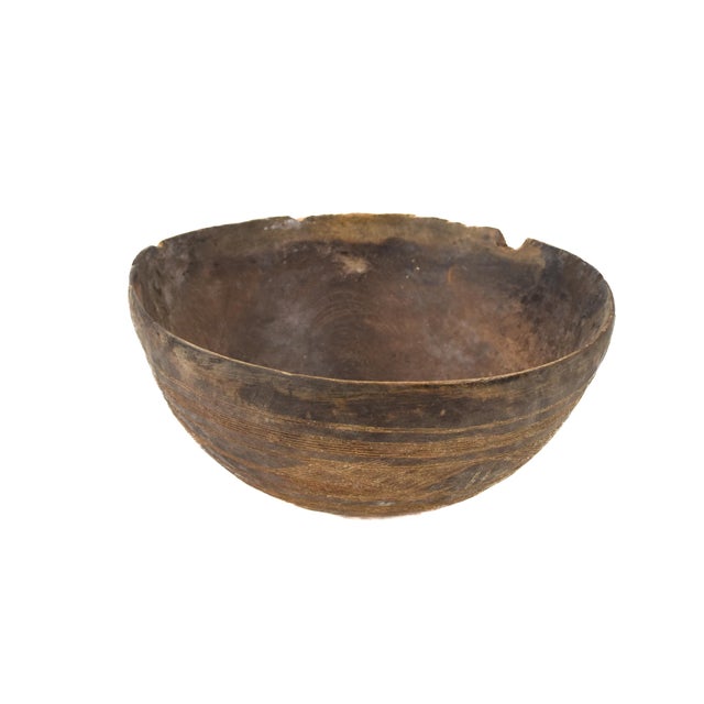Mid 20th Century Nupe African Wood Bowl For Sale - Image 4 of 8
