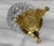 Vintage Victorian Gold Ormolu Crystal Vanity Perfume Bottle For Sale - Image 9 of 9