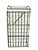 An early 20th-C. French wrought iron wine rack by Rigidex. Features a lockable hasp and a capacity of 50 bottles. Mounts...