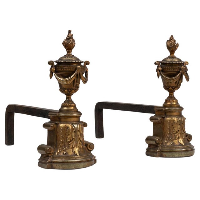 19th Century French Cast Iron Fire Dogs - A Pair For Sale - Image 15 of 18