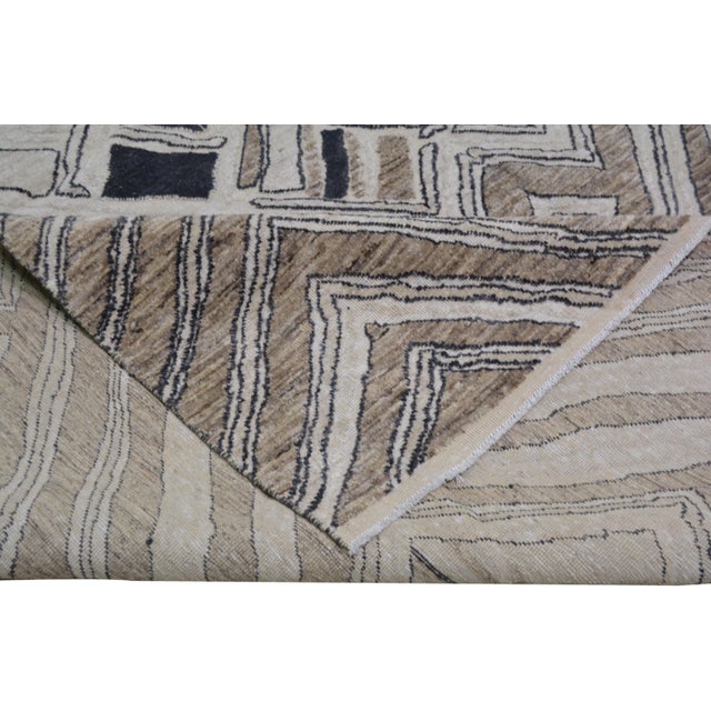 Moroccan Hand Knotted Wool Rug, 11'9'x15'2'' For Sale - Image 4 of 6