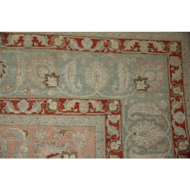1940s Vintage Distressed Tabriz Carpet - 9'10" x 12'9" For Sale - Image 5 of 9