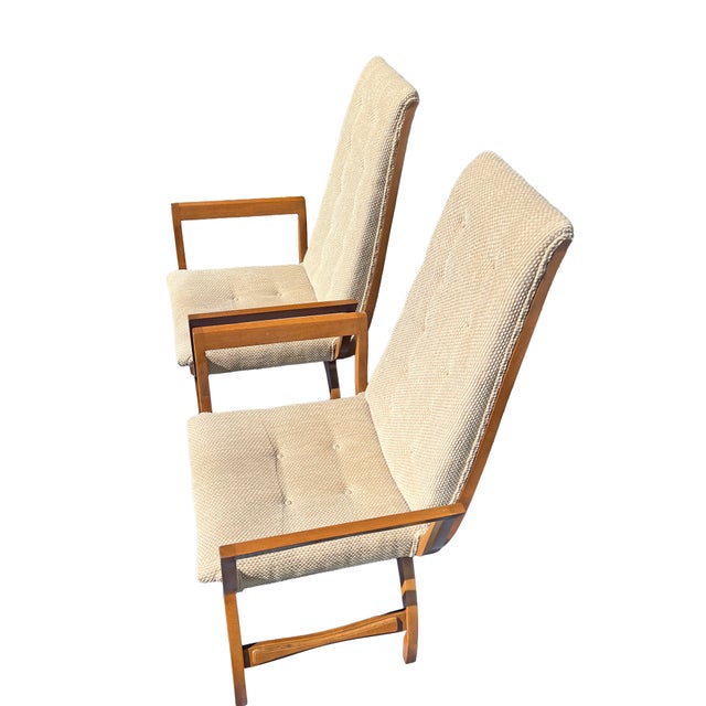 1970s Vintage Mid Century Modern Pair Accent or Side Chairs in Adrian Pearsall Style For Sale - Image 5 of 11