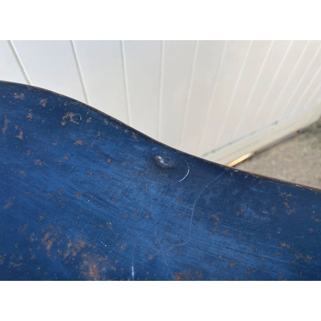 Industrial Metal Swivel Bar Stools, 1950s, Set of 2 For Sale - Image 6 of 18