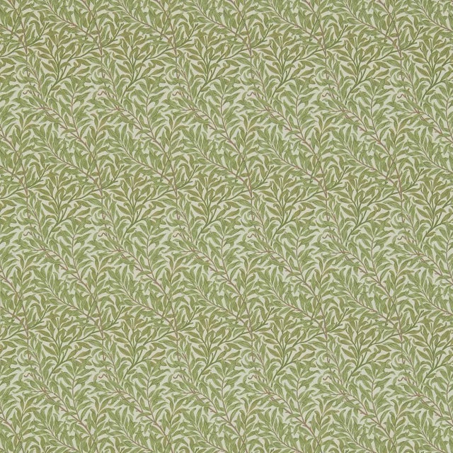 Morris & Co Willow Bough Fabric in Artichoke/Olive - a Sample For Sale