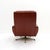 Metal Danish Wingback Leather Lounge Chair, 1970 For Sale - Image 7 of 10