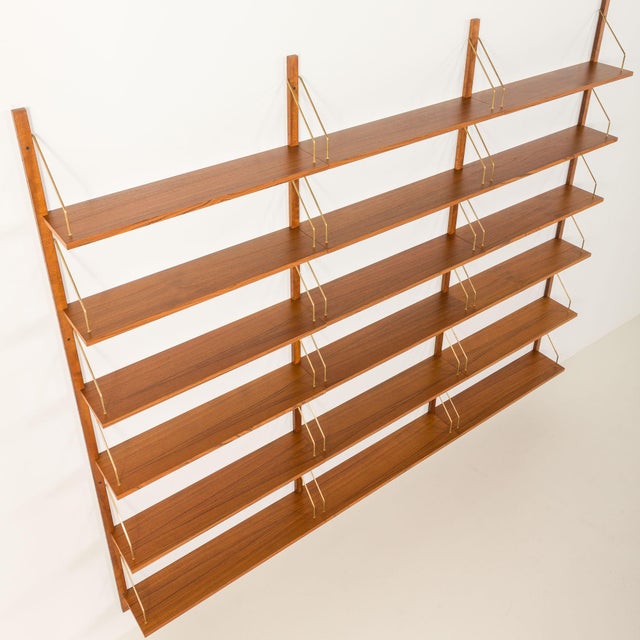 Mid-Century Danish Teak Modular Shelving Unit in the style of Poul Cadovius, 1970s For Sale - Image 6 of 10