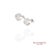Contemporary 18k (750) White Gold Natural Diamond Wide Hoop Earrings, Pair For Sale - Image 3 of 10
