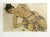 Artist: Egon Schiele Country: Austria Title: Crouching Semi Nude Medium: Offset – 31 Paper: Heavy paper 16 x 12 inch...