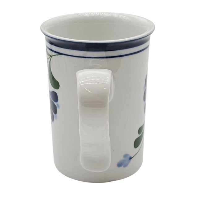 Vintage Dansk International Sage Song Coffee Mug Set – Scandinavian Floral 10oz Cups For Sale In San Francisco - Image 6 of 12