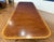 Traditional Multi-Banded Mahogany Dining Table by Leighton Hall - Showroom Sample For Sale - Image 11 of 18