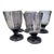 1990s Vintage Eligible Signed Hand Blown Purple Drinking Glasses- Set of 5 For Sale