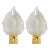 Pair of 1960s Large Murano Glass Sconces For Sale