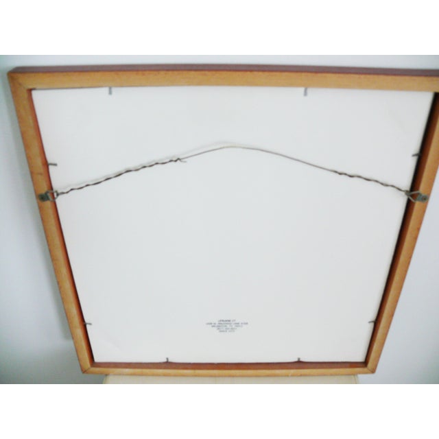 Wood Hermes Paris Framed Scarf For Sale - Image 7 of 9