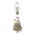 Vintage Italian Tole Floral Table Lamp – Hand-Painted Metal Flowers & Foliage For Sale