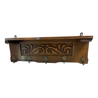 Vintage French Pot Rack or Coat Rack For Sale