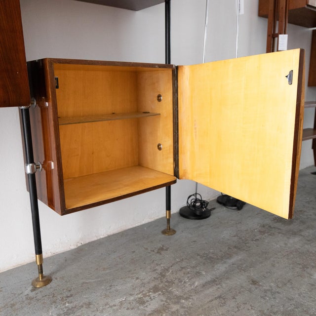 Floor-to-Ceiling Bookcase with Lighting Elements For Sale - Image 4 of 11