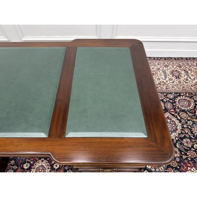 Large English Partner Desk For Sale - Image 18 of 18